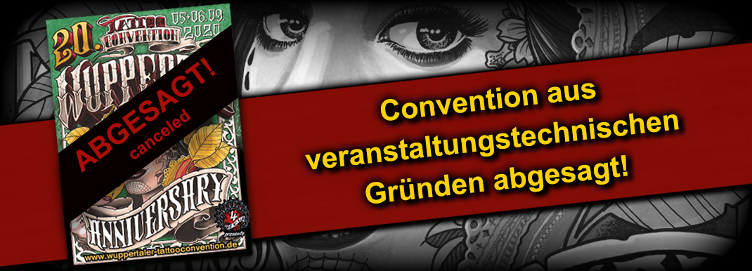 22. Wuppertaler Tattooconvention am 04. und 05. September 2022 in der historischen Stadthalle Wuppertal